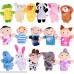 Geefia Finger Puppets for Kids 16 Pcs Hand Puppets Animals and Peopel for Baby Story Time Props B07CN74GVQ